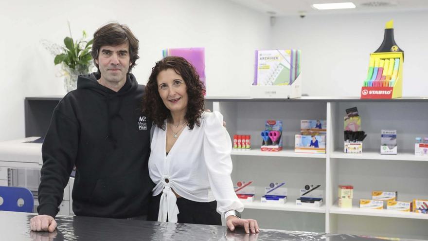 María Jesús Parte y Pablo Esteban Moreno, responsables del negocio.