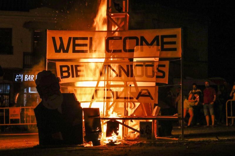 Cremà de la falla de Berlanga