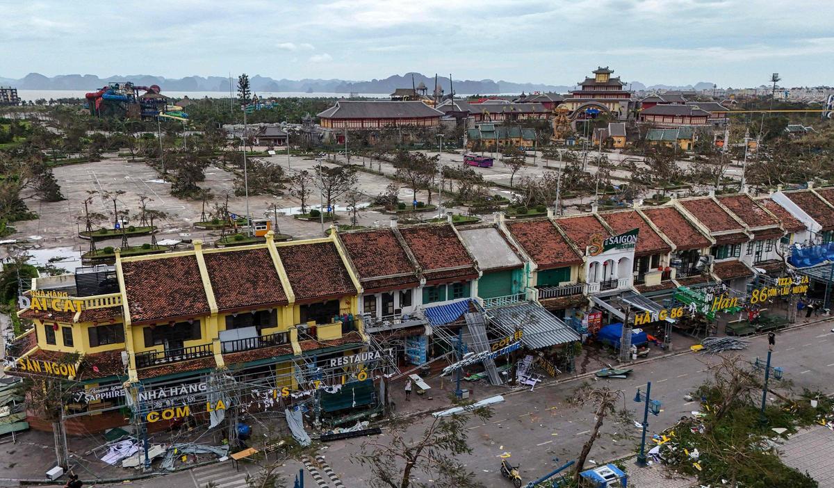 El súper tifón Yagi azota el norte de Vietnam