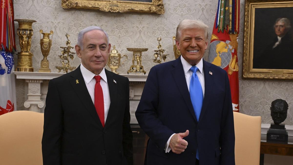 Netanyahu a Trump desde la Casa Blanca: "Israel acabará la guerra ganando la guerra"