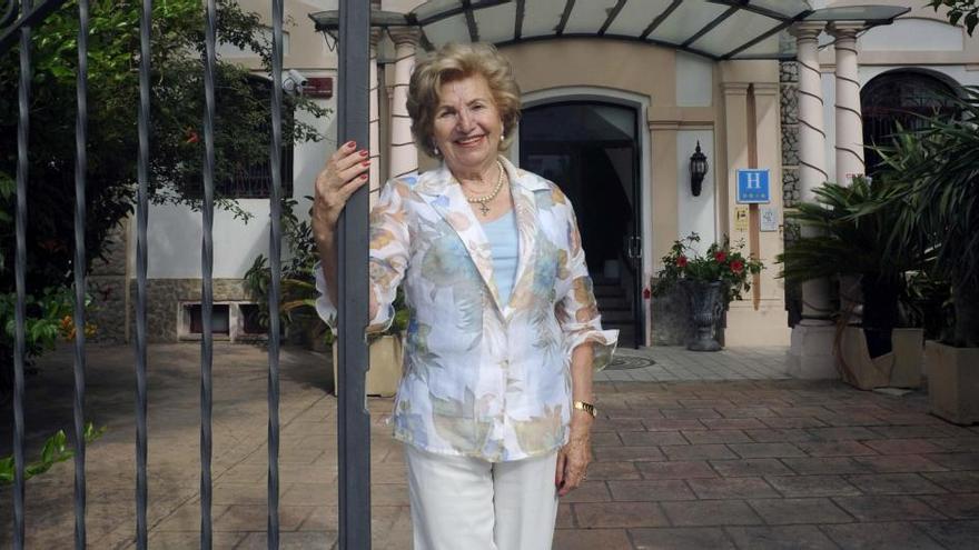 Maria Fullana, en el hotel Ciutat JardÃ­, su &quot;castillo&quot;