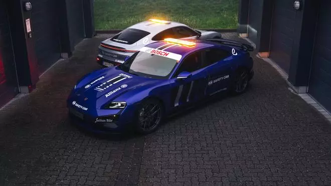 El Porsche Taycan Turbo GT, el coche de seguridad de la Formula E