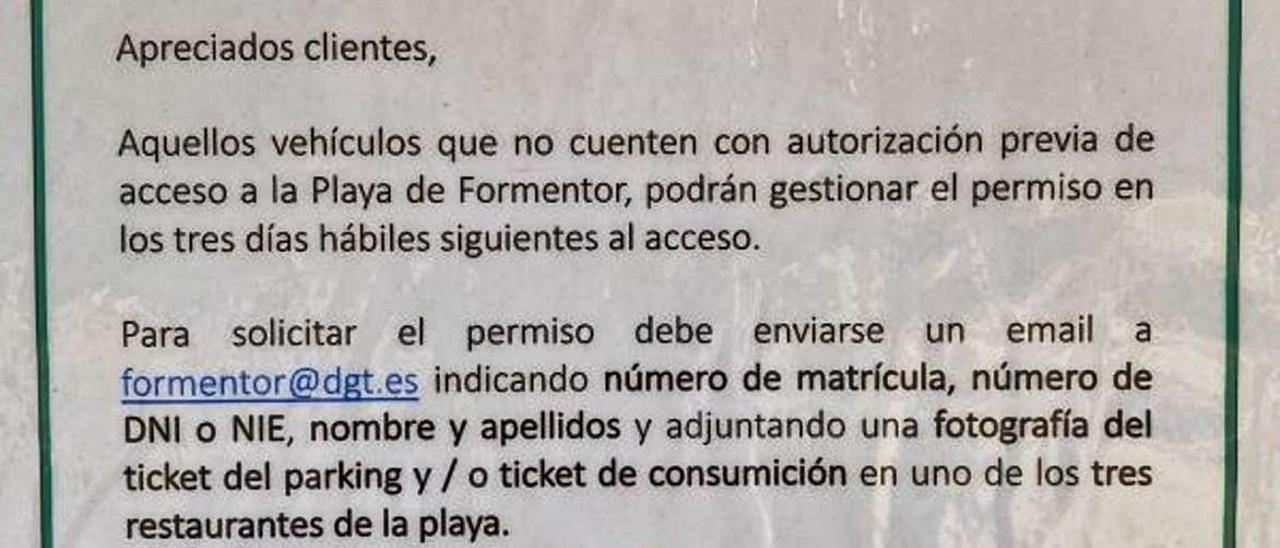 El «ticket de consumición» en un restaurante de Formentor debe enviarse a un correo de la DGT, como primer paso hacia las multas que incluirán publicidad de una pizzería, y los mallorquines no pueden acceder a una península que sostienen con sus impuestos.
