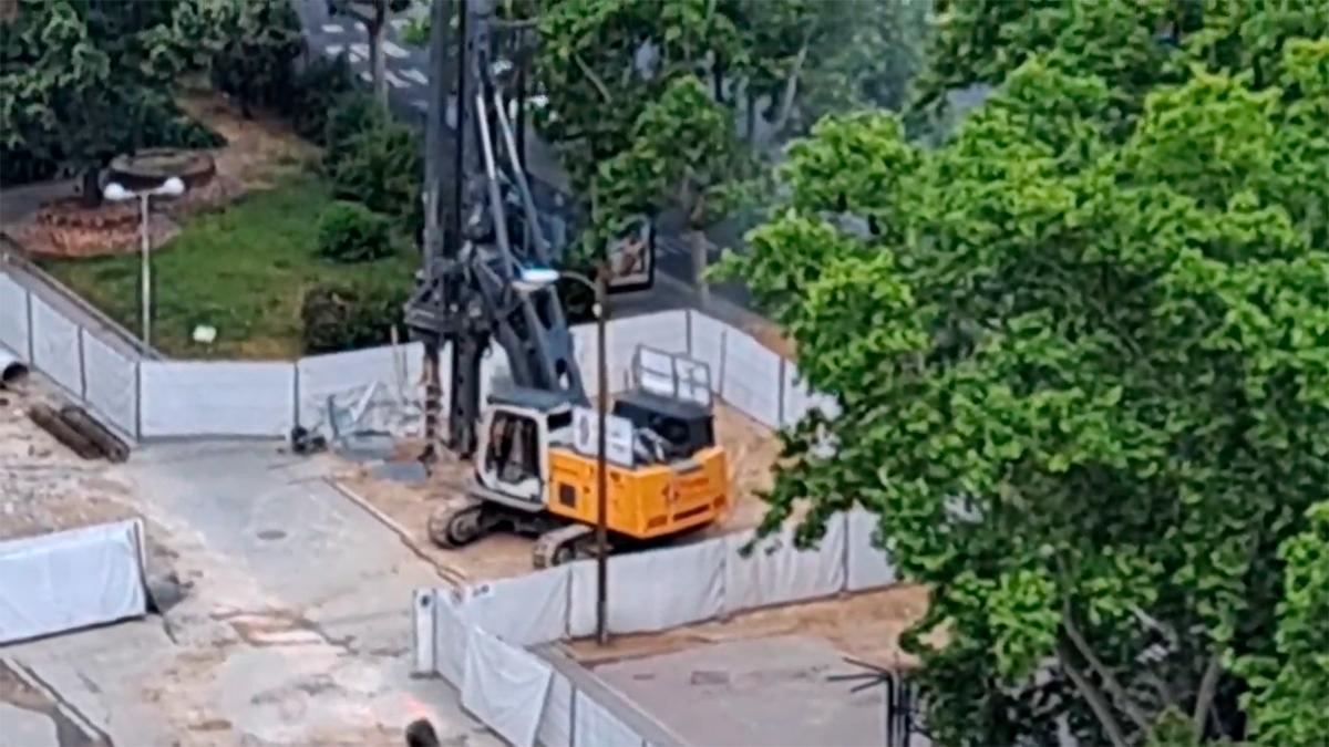 Parte de la Castellana cerrada por una fuga de gas en Bernabéu