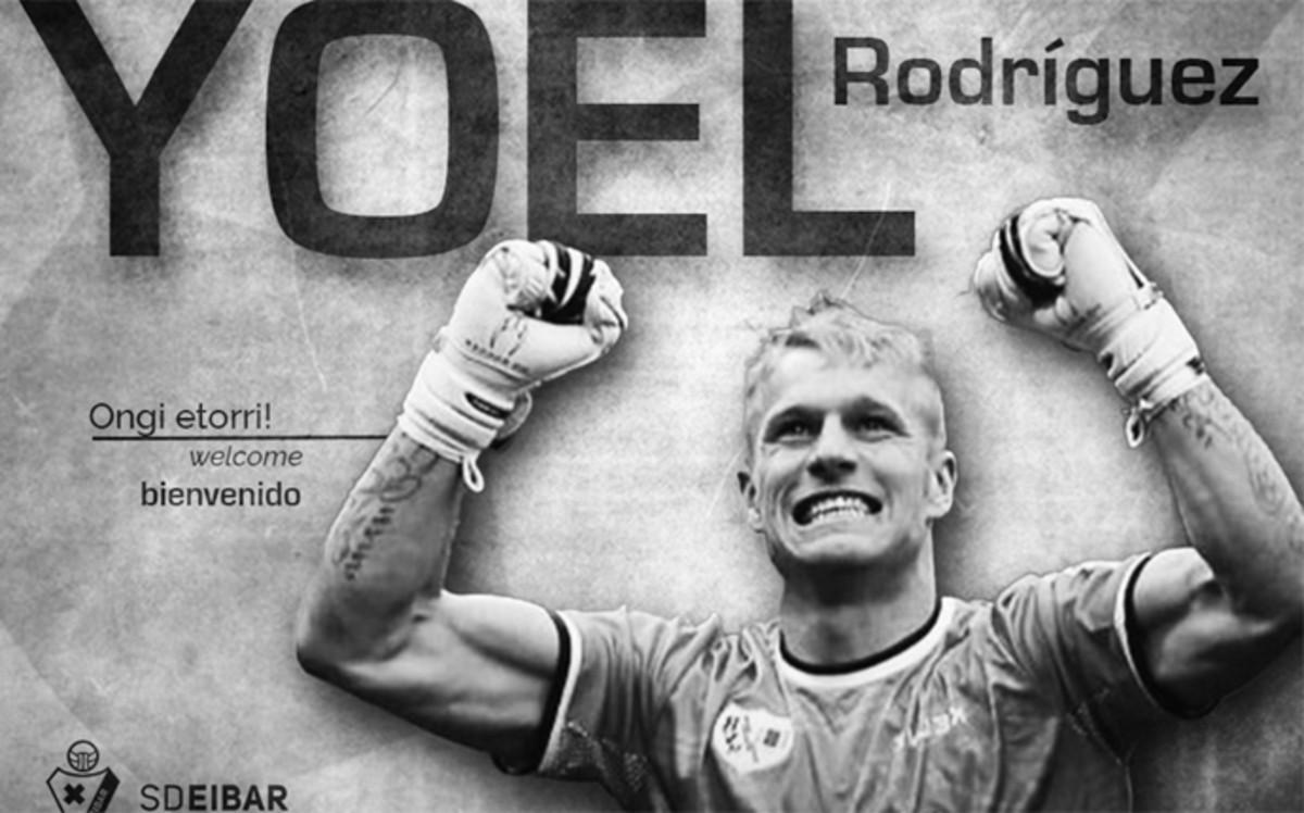 El Eibar anunció oficialmente la cesión del meta Yoel Rodríguez