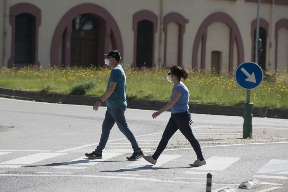 Ciclistes, caminants i esportistes converteixen la zona del Congost de Manresa en una Rambla