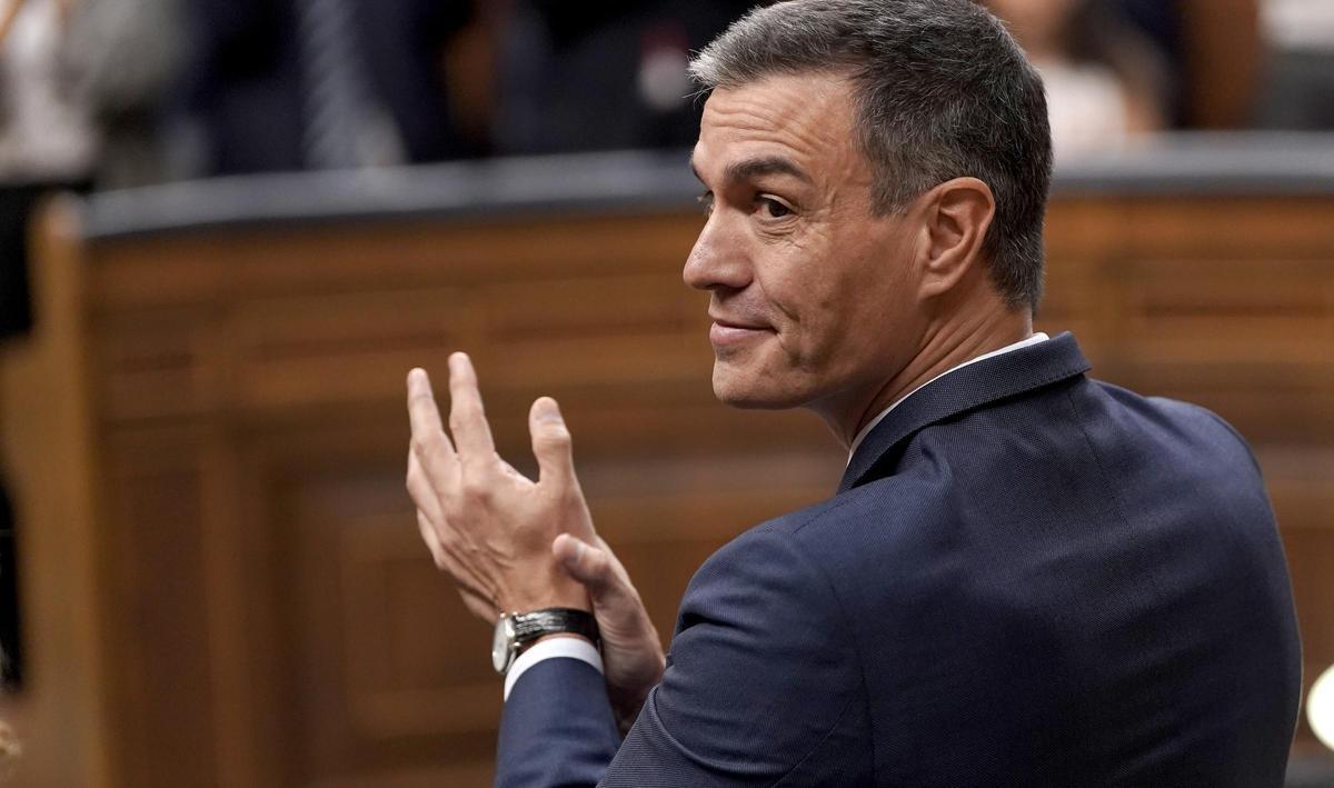 Pedro Sánchez, el pasado viernes en el Congreso.