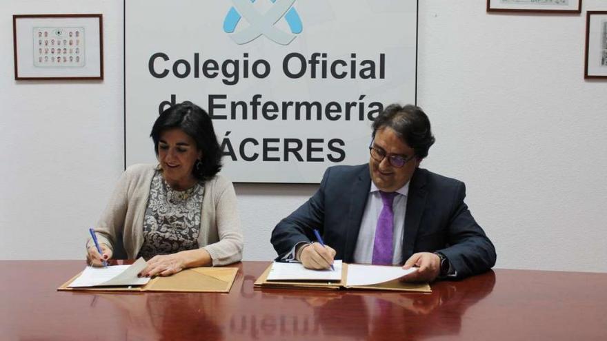 La Junta y el Colegio de Enfermería de Cáceres se unen por la sostenibilidad de la sanidad