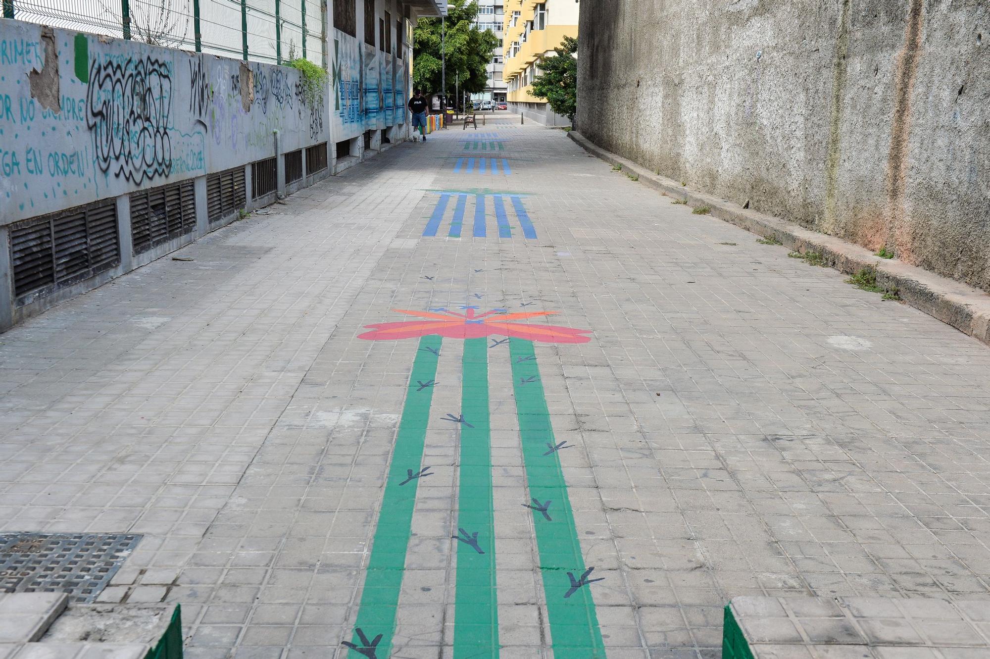 Mural en Luis Doreste Silva