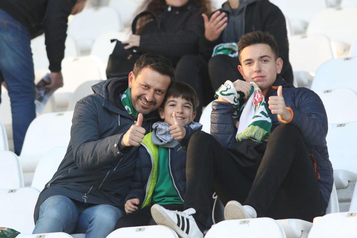 La afición blanquiverde en el Córdoba-Albacete