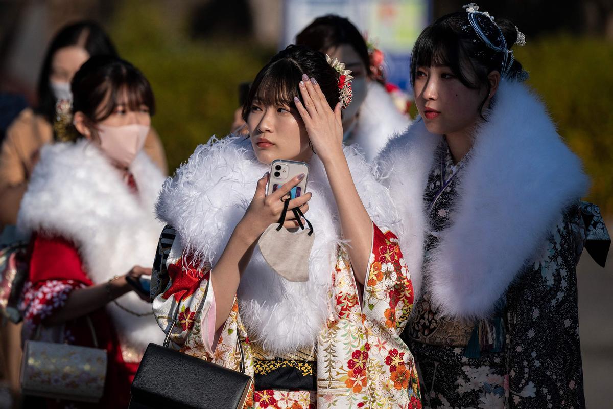 Ceremonia de celebración del Día de la Mayoría de Edad en Japón