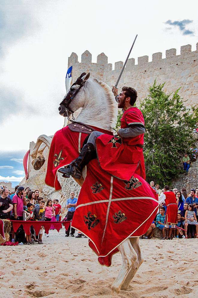 Caballero en las jornadas medievales de Ávila