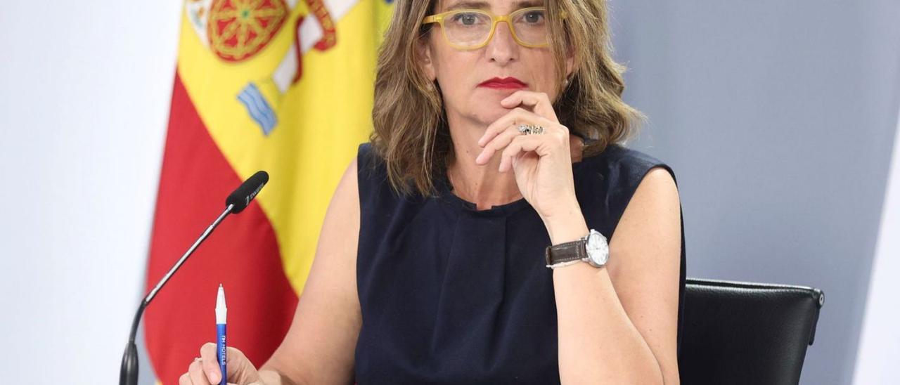 La ministra per a la Transició Ecològica, Teresa Ribera, en una foto d’arxiu.  | EUROPA PRESS