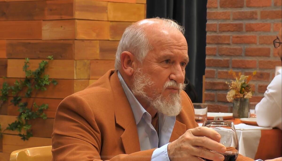 Fran, zaragozano de 64 años, durante su cita de First Dates emitida el pasado 5 de enero