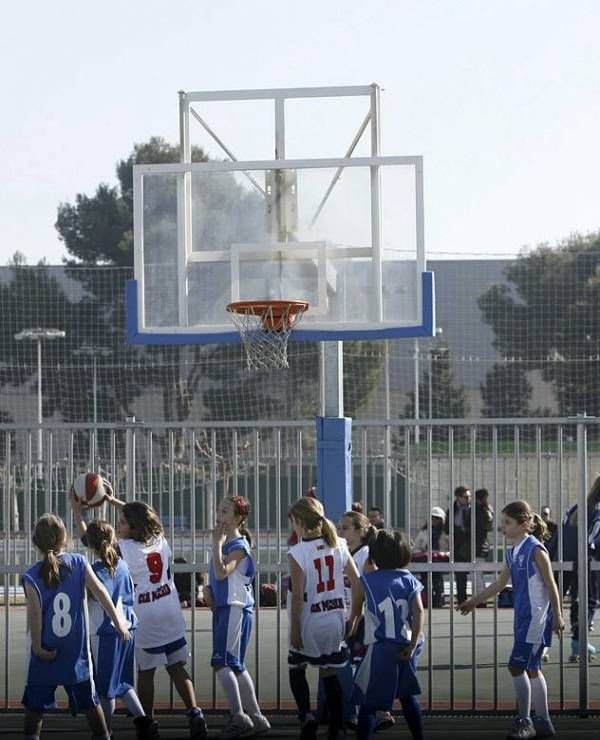 BALONCESTO: Maristas-Helios (liga de escuelas) / St Casablanca-Helios (preinfantil femenino)  / Compañía de María-Helios (benjamín femenino)  / Alierta-Helios (alevín femenino B)