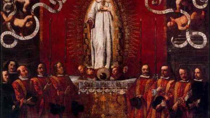 La Immaculada amb els Jurats de Vale?ncia, de Jeroni Jacint Espinosa