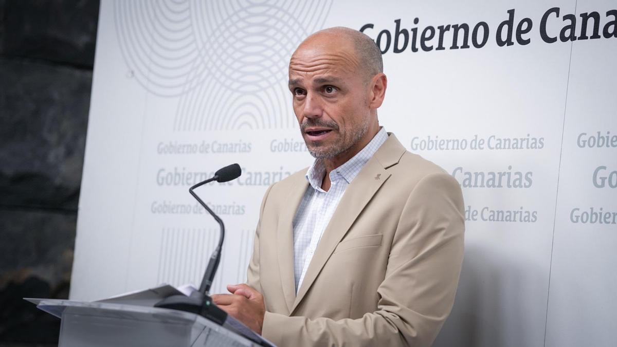 Alfonos Cabello, viceconsejero de Presidencia y portavoz del Gobierno.