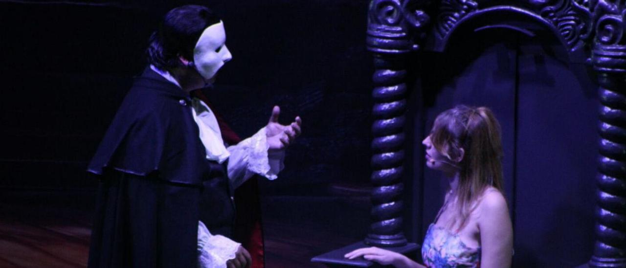 Un momento de una representación del musical “El fantasma de la ópera”.   | // ONBEAT
