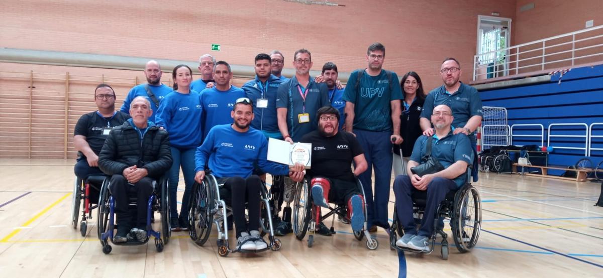 El equipo de baloncesto UPV IN ADIV