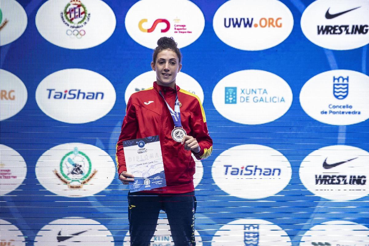 Carla Jaume, plata en el Mundial sub-20 de lucha