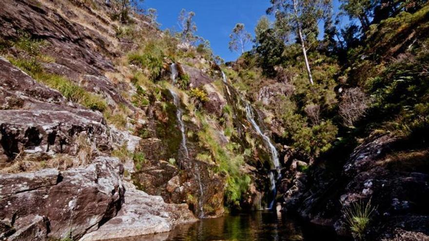La magnífica cascada situada cerca de A Coruña.
