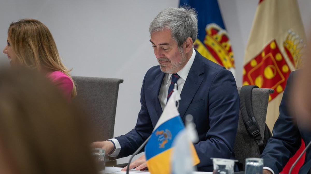 El presidente de Canarias, Fernando Clavijo