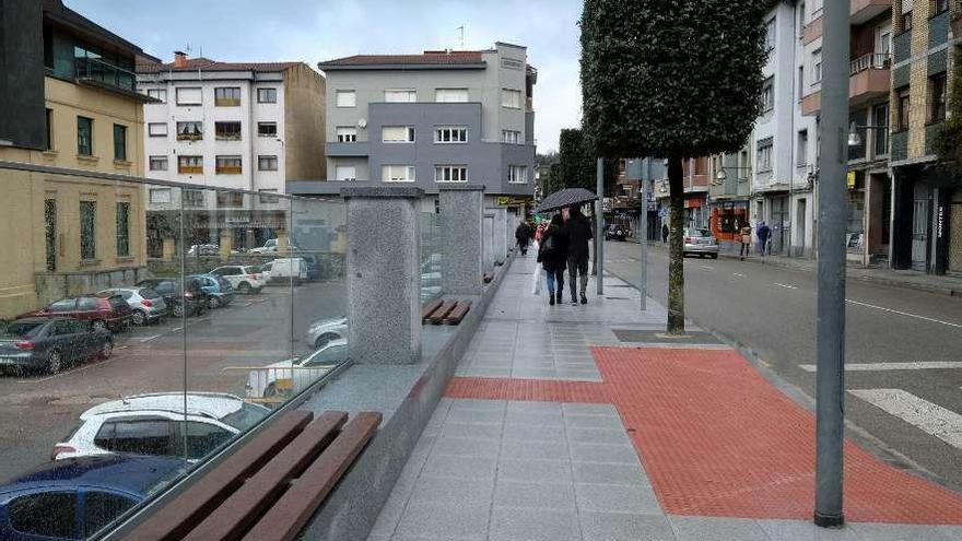 La calle del muro del Cidan, ya renovada, que se dedicará a los ganadores del Descenso Folklórico.