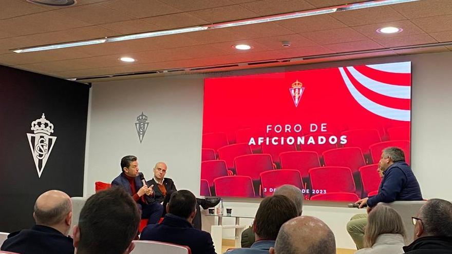 Vídeo: así fue el Foro de aficionados del Real Sporting, presidido por Irarragorri