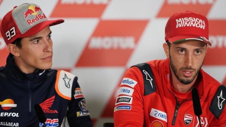 Márquez: &quot;Dovizioso fue más rápido que yo en Catar y punto&quot;