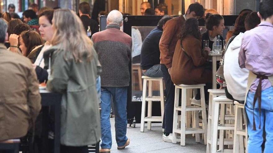 Terrazas, en la calle de la Estrella.