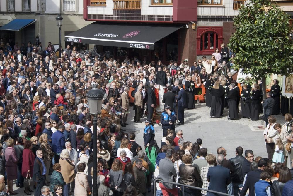 Procesión del encuentro y el desvelo en Candás