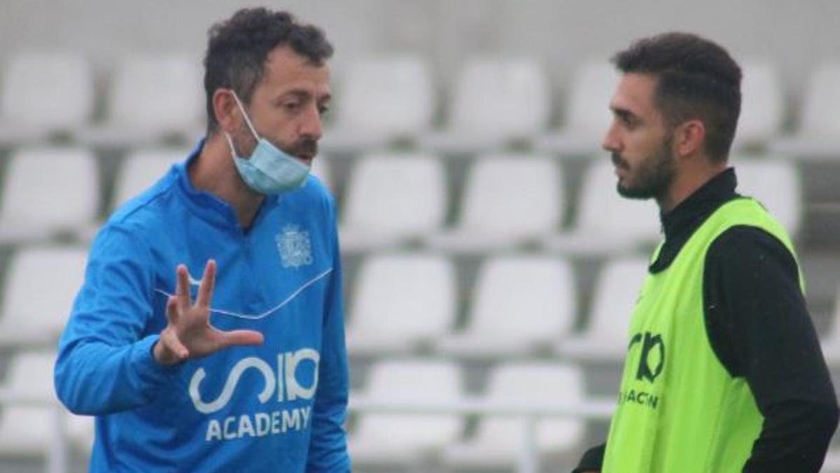 Émer en un entrenamiento.