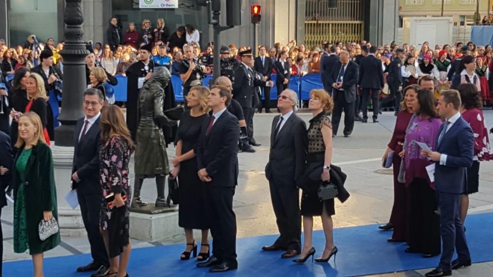 La alfombra azul de los premios "Princesa de Asturias" 2016