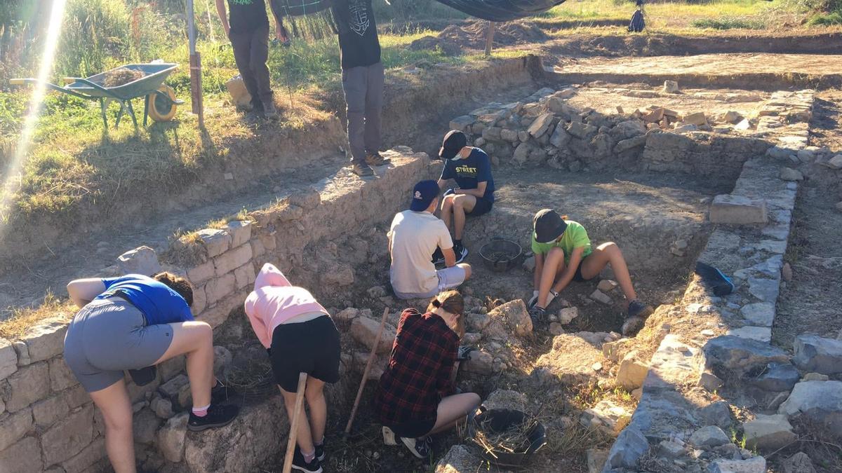 Una de las campañas de excavación en la Villa Romana de Viver.