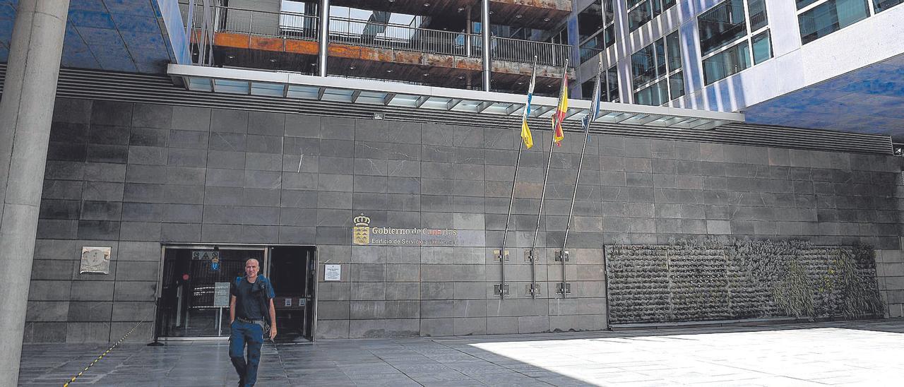 Imagen del Edificio de Servicios Múltiples II de la capital grancanaria.