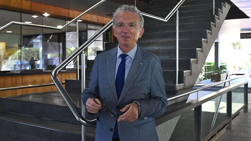 Antonio Sempere, magistrado del Tribunal Supremo, en la Facultadde Ciencias del Trabajo de la UMU. Israel Sánchez