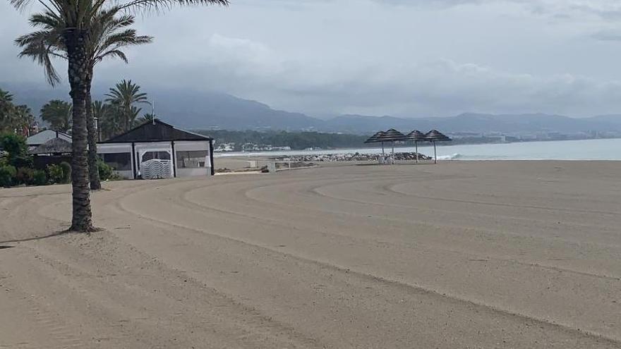 Un chiringuito ubicado en una de las playas de la Costa del Sol.