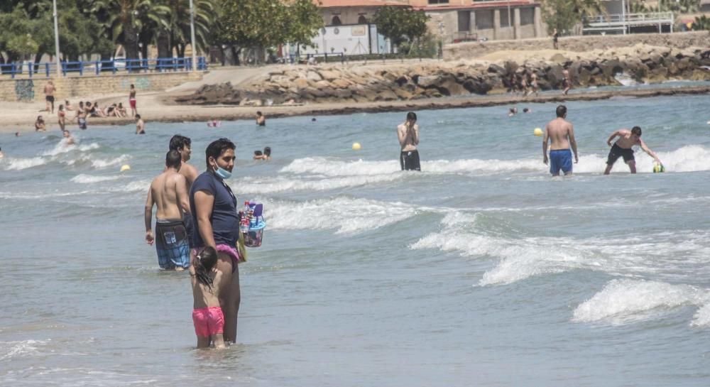 La playa de El Postiguet