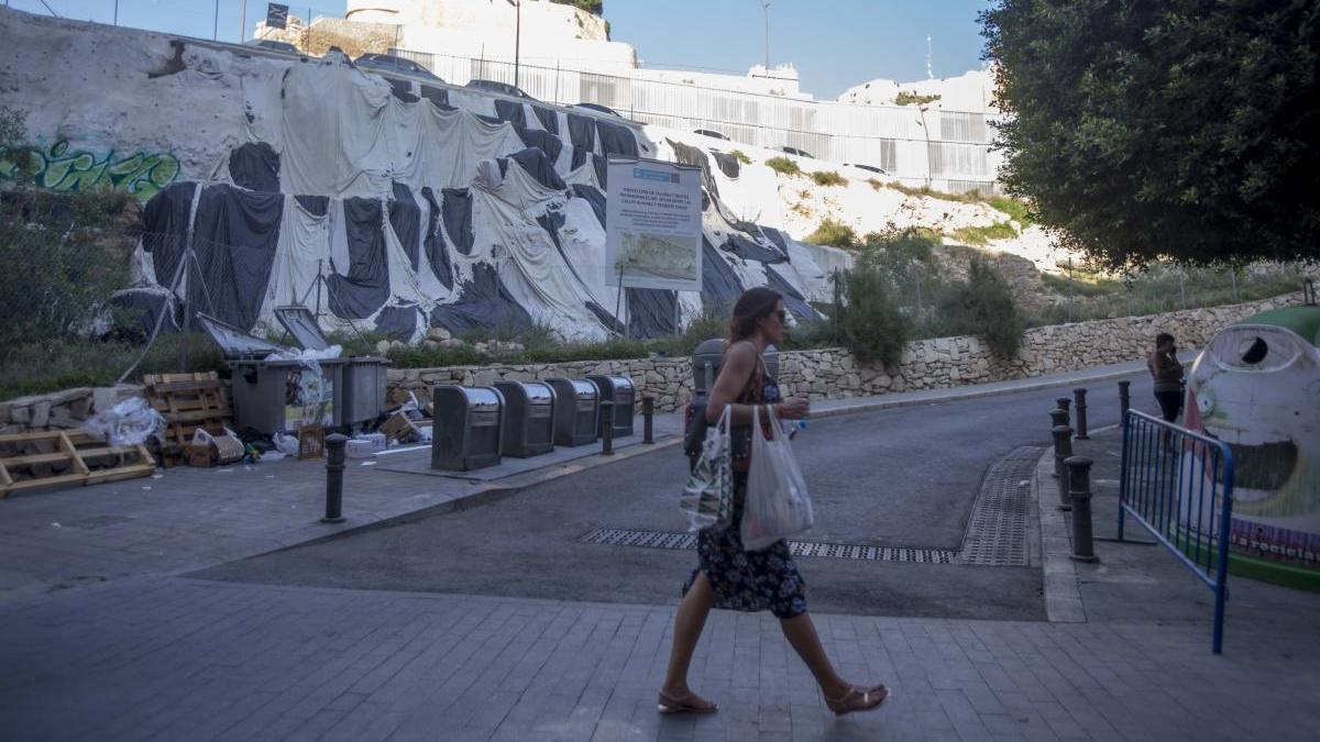 Los restos arqueológicos en el Portón