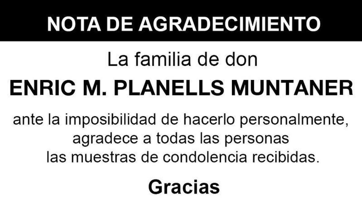 Nota Enric M. Planells Muntaner