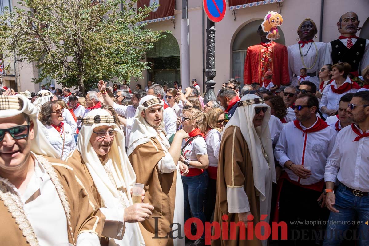 Moros y Cristianos en la mañana del dos de mayo en Caravaca