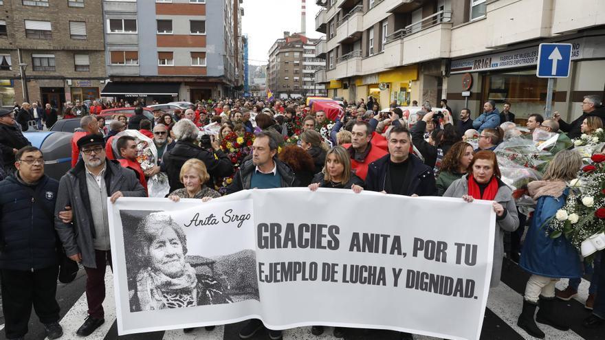 El feminismo asturiano rendirá tributo a Anita Sirgo el 8 de marzo en Langreo
