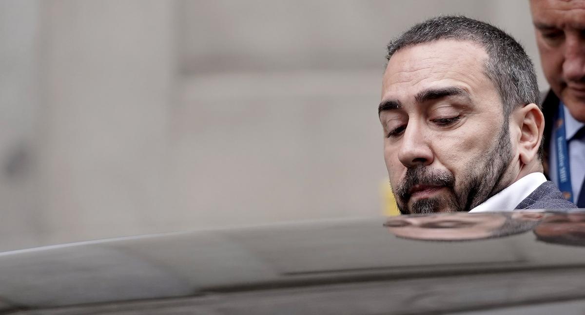 Víctor de Aldama, a la salida del Tribunal Supremo, donde ha acudido por el juicio a José Luis Ábalos y Koldo Garcia, por el caso de las mascarillas.