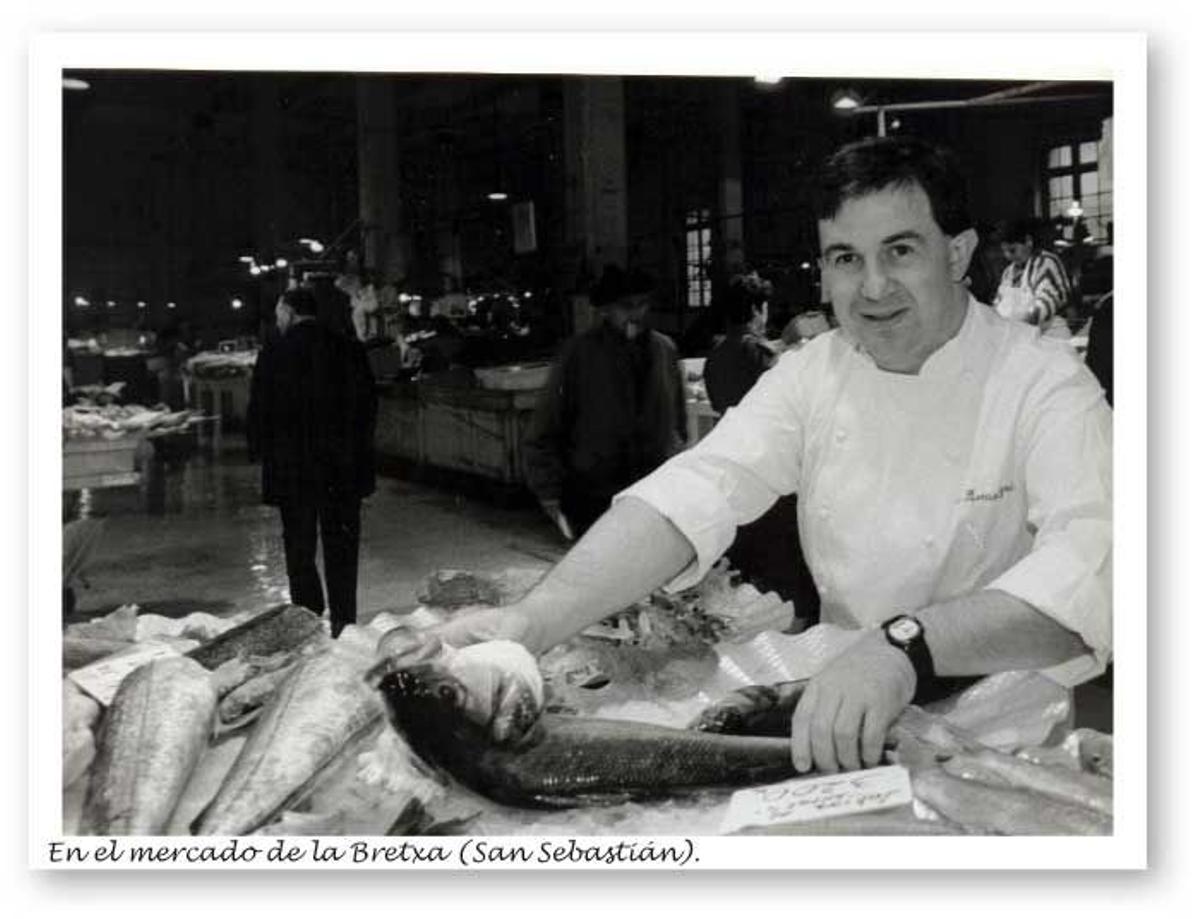 Martin Berasategui en el mercado