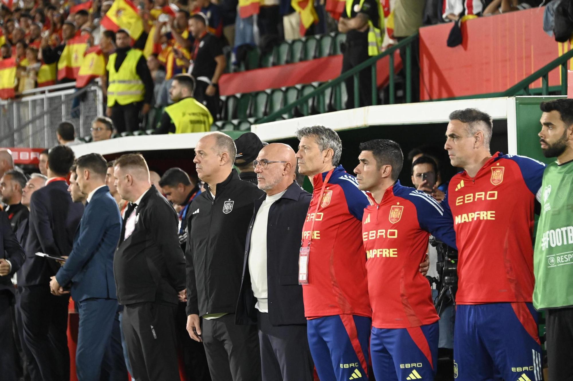 España - Georgia, en imágenes