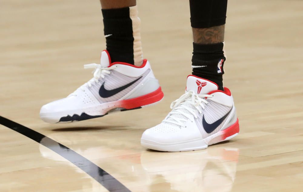 Las curiosas zapatillas de los jugadores de la NBA