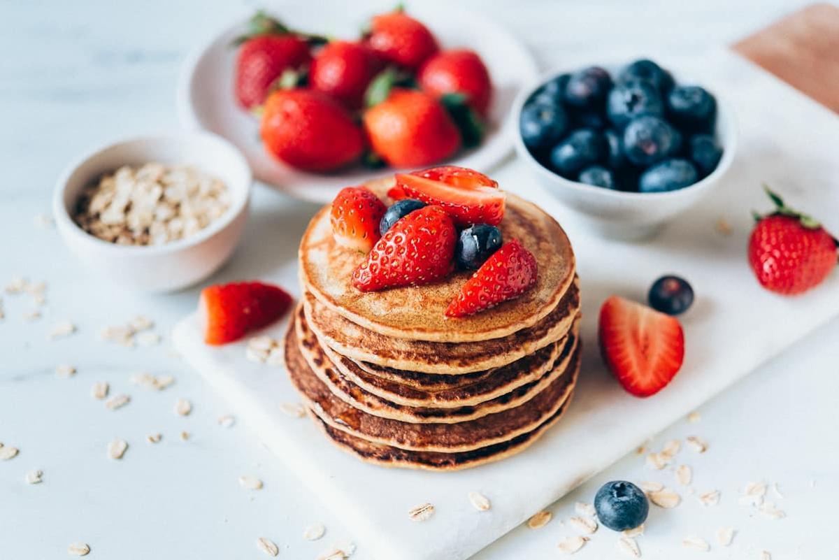 Oatmeal Pancakes: An essential healthy recipe for a good breakfast.