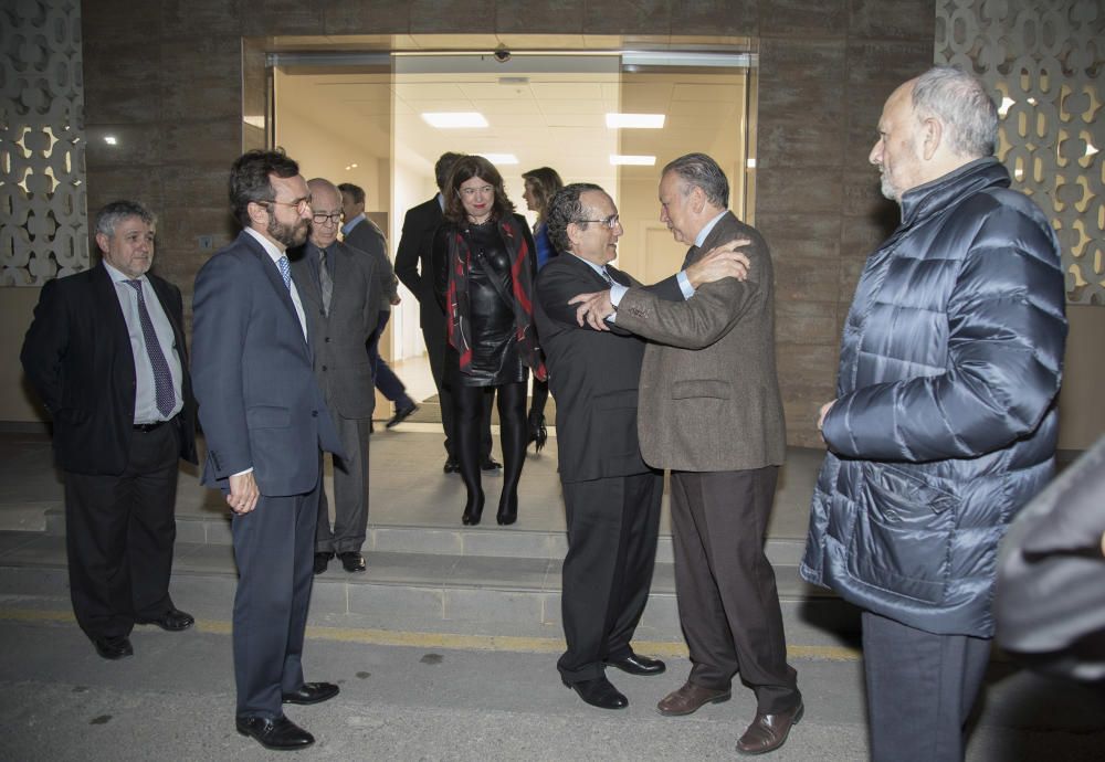 El presidente de EPI visita a la alcaldesa de Castelló, la UJI, el Villarreal CF y Tau