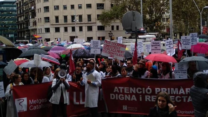El 77% de los médicos de atención primaria secundan la huelga en Cataluña