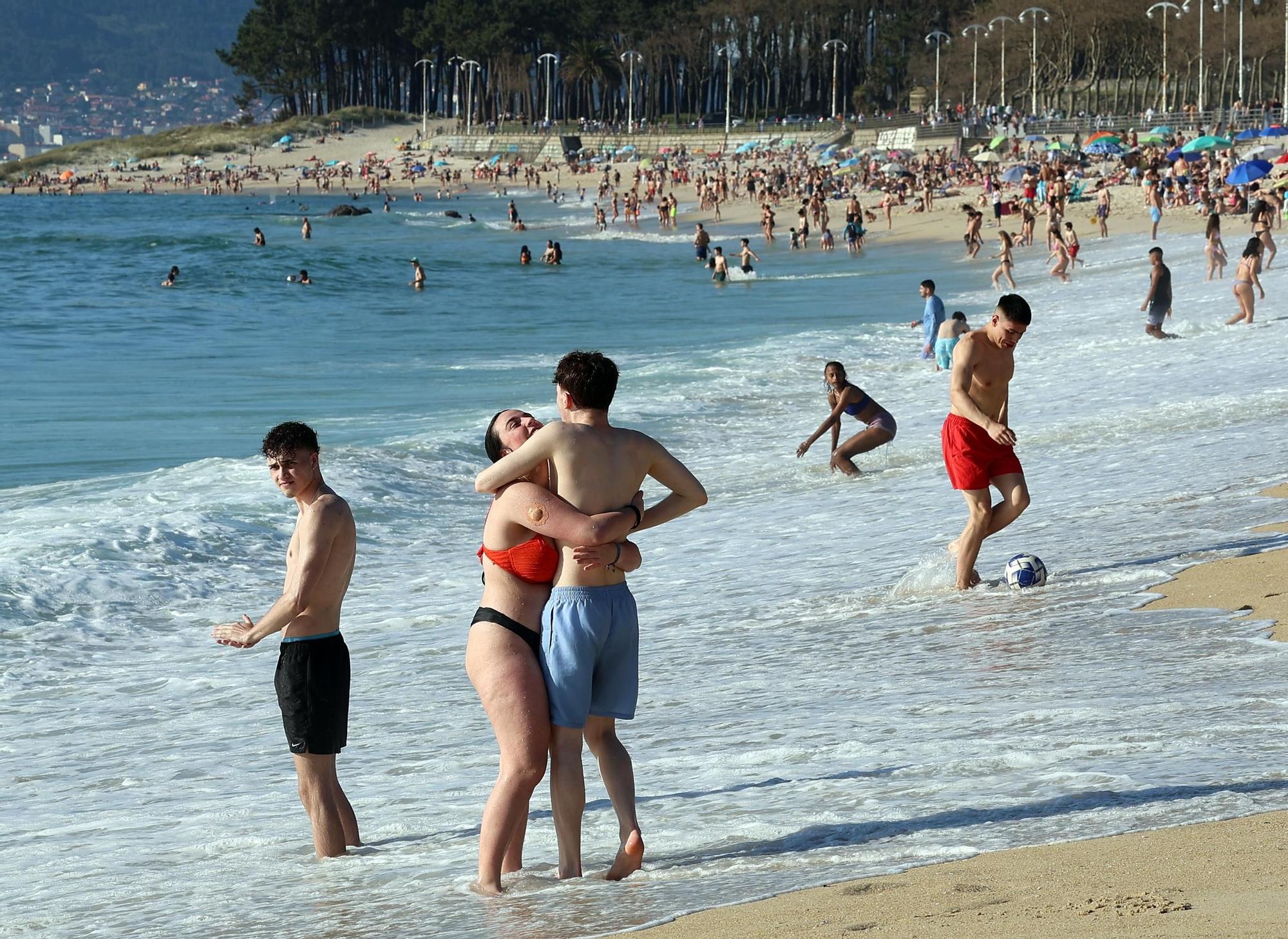 Abril al sol... en Vigo